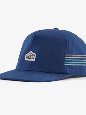 Patagonia Navy Cap with Multicolor Stripe